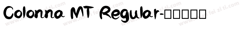 Colonna MT Regular字体转换